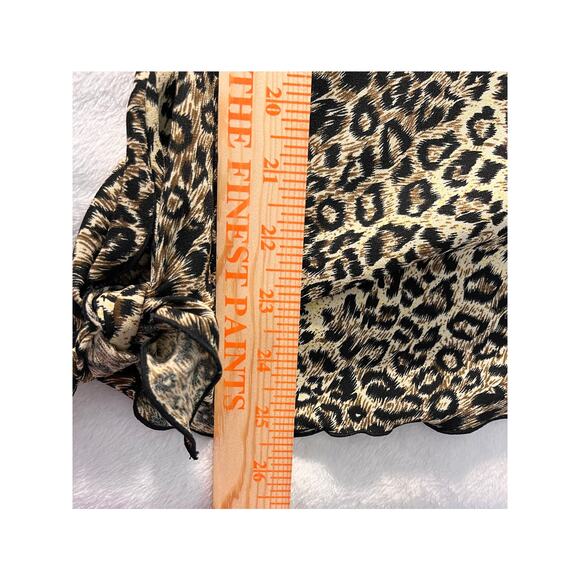 Giorgio Fiorlini Collection Leopard Print Blouse Size Medium - Picture 6 of 9
